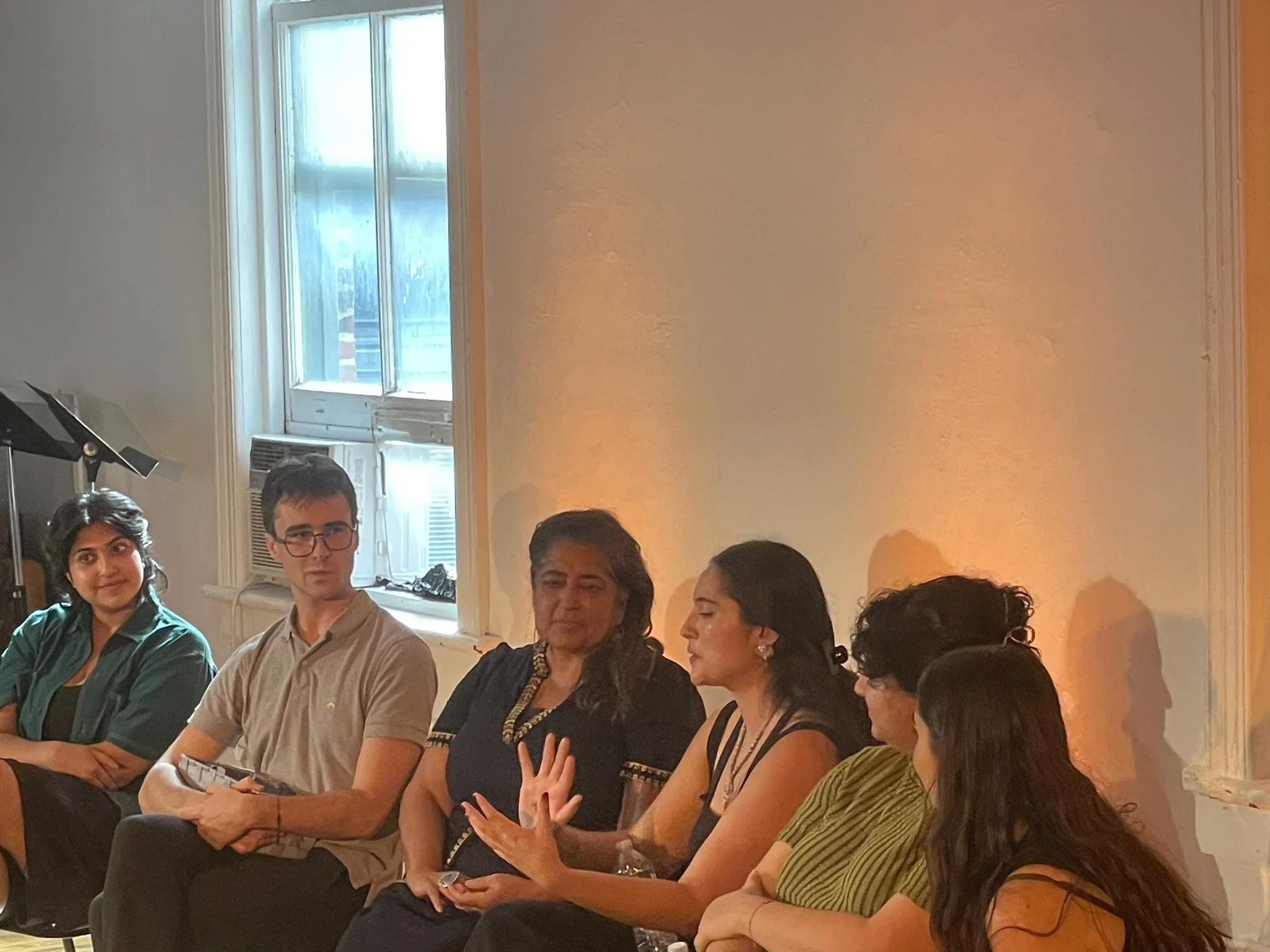 Artists discuss Mata Gee