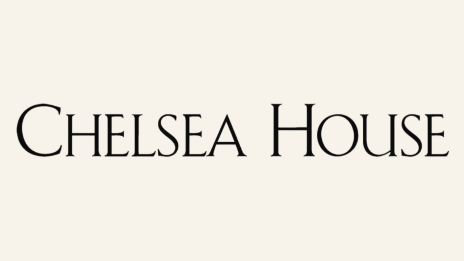 Chelsea House logo in black text on a light background.