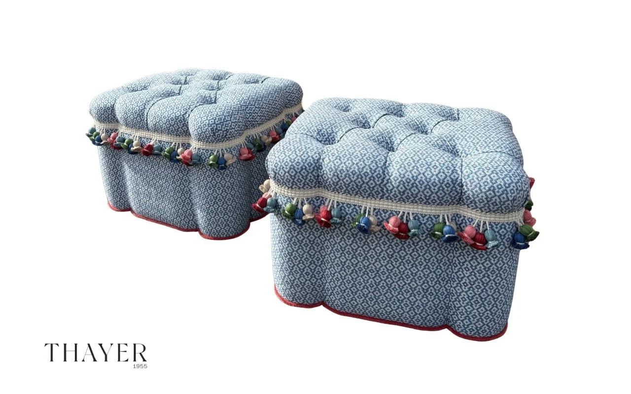 custom upholstered ottomans tulsa furniture maker