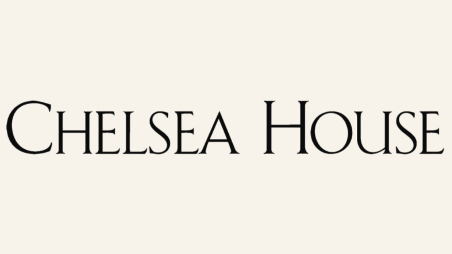 Chelsea House logo in black text on a beige background.