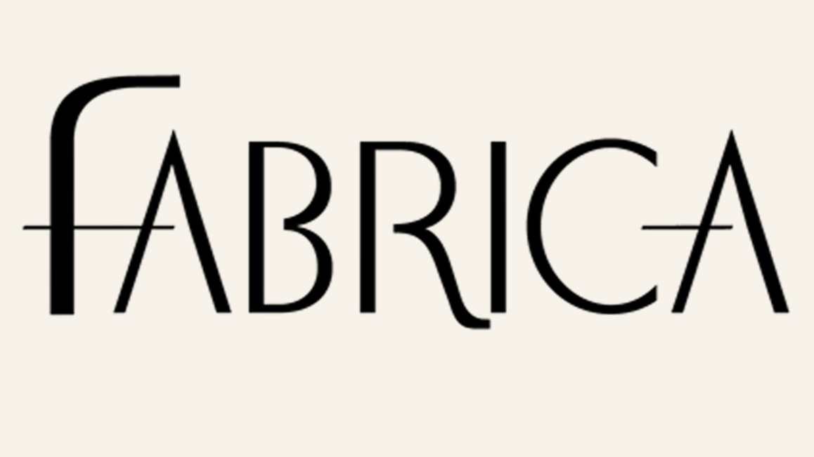 The word "FABRICA" written in a stylish, black font on a light background.