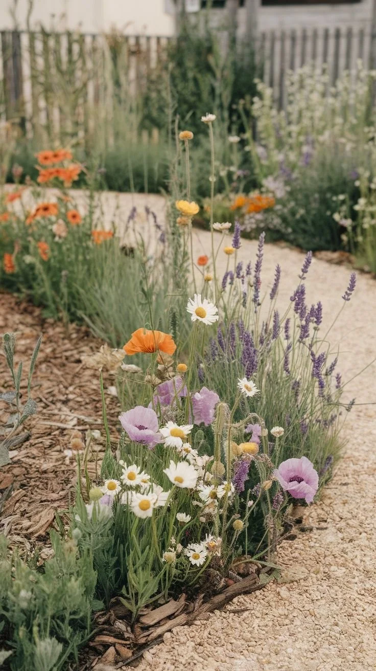 Garden transformation with flowering plants and lavender in Kildare