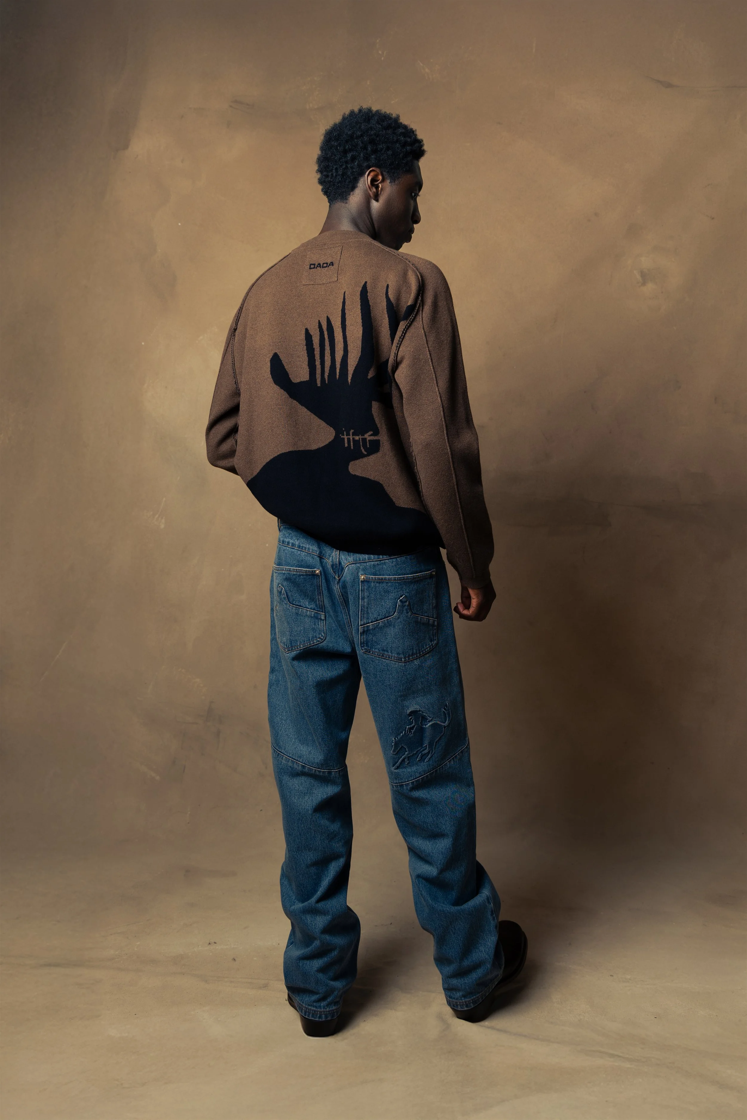 nieuw DADA - cotton cashmere knit sweater