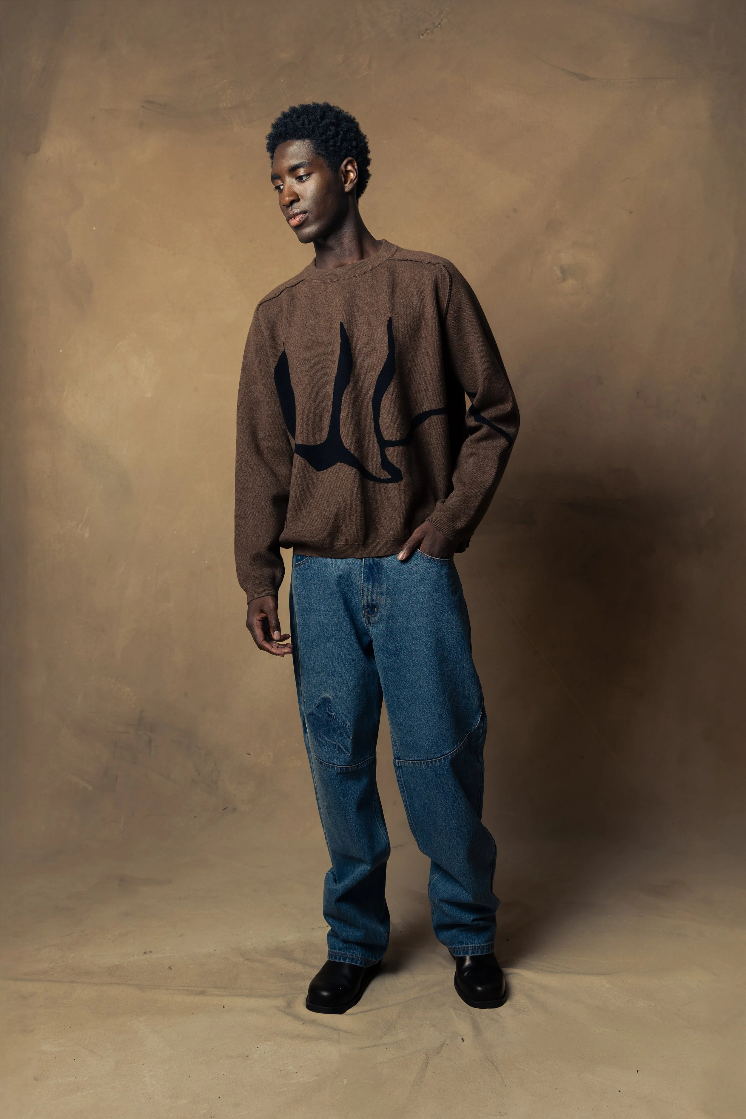 nieuw DADA - cotton cashmere knit sweater