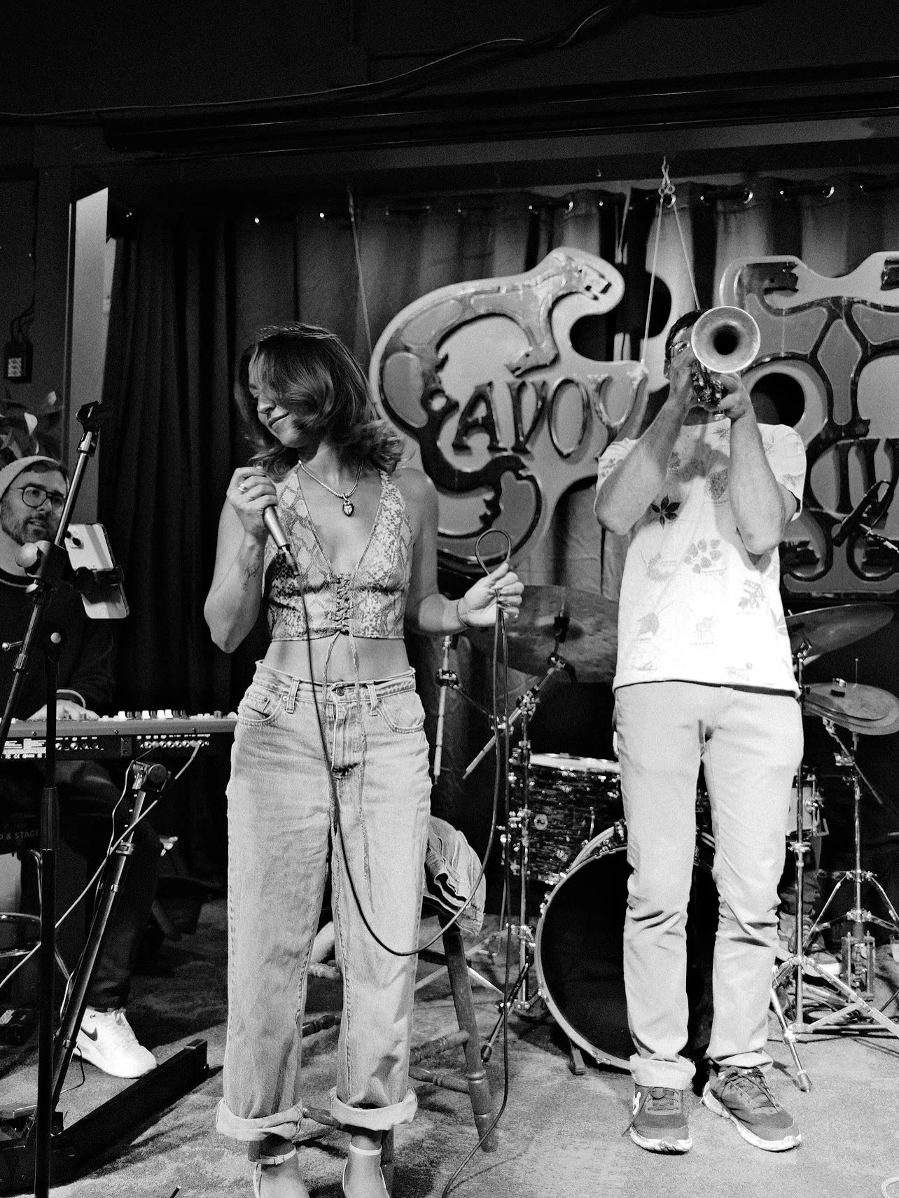 Playing at @savoytivolisf Dec 5th from 9-12 with @shawnsteindrums @just.torre &amp; @heyjoemaier 

Come drink, dance and maybe sing a few Christmas songs 👀

If any of my musician friends want to come sit in, please do! 🤍🫶🏽

📸 @hahncholo 

#livem