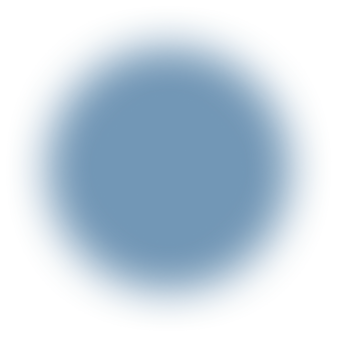 Solid blue circle with gradient shading.