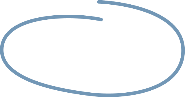 Black and white illustration of a peanut with a blue outline around it.