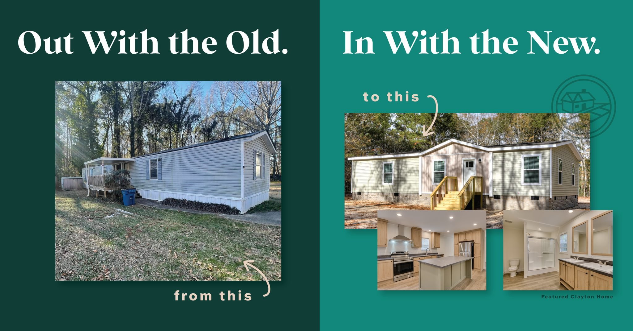 Did you know you may be able to trade in your current manufactured home and upgrade to a brand-new one with The Home Station?

Instead of putting money into repairs or living in a home that no longer fits your needs, you could apply the value of your