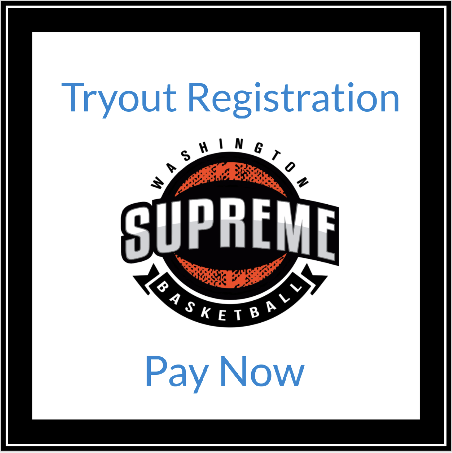 Tryout Registration Fee for 2026 Spring/Summer Season