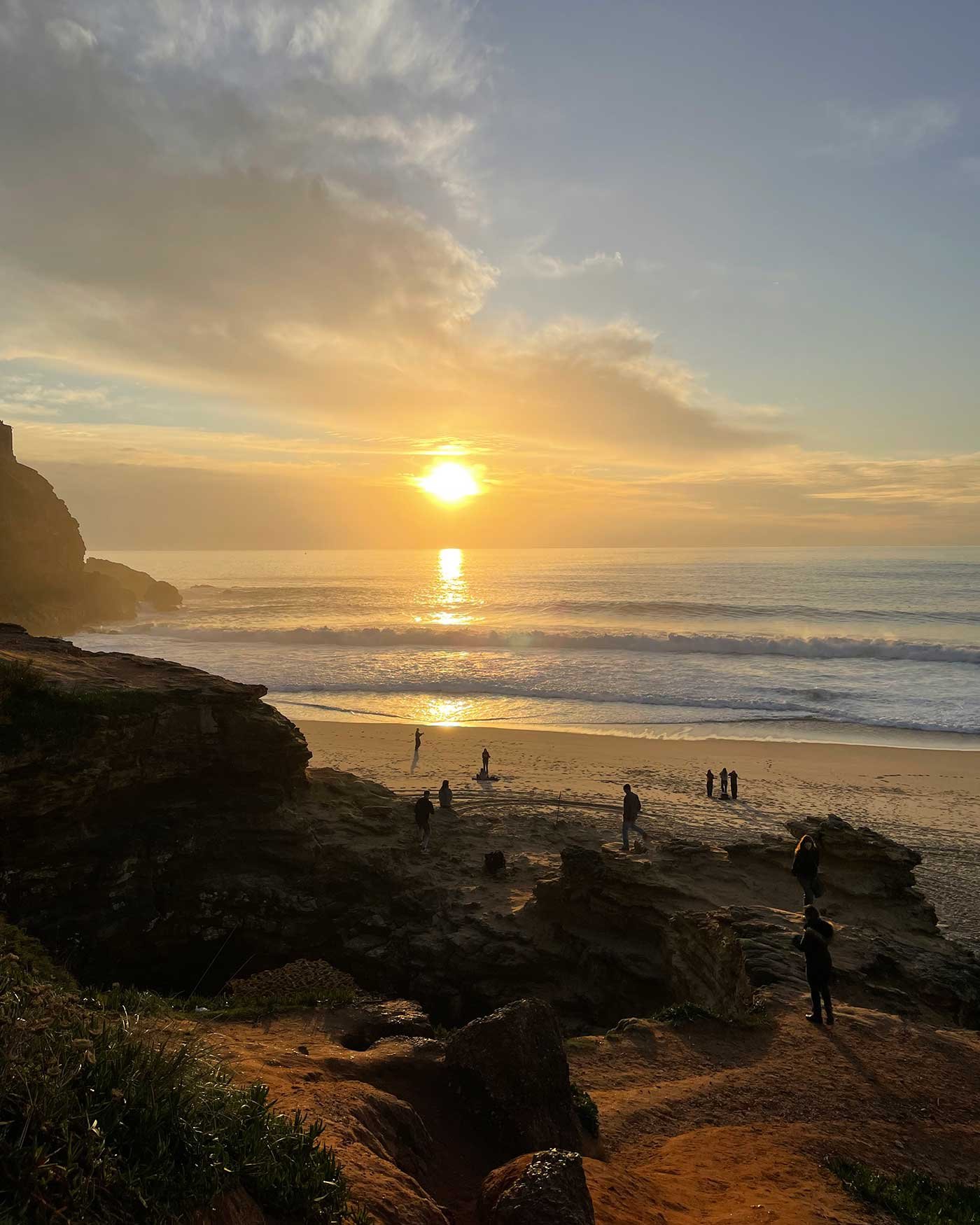 Sunset in Nazare