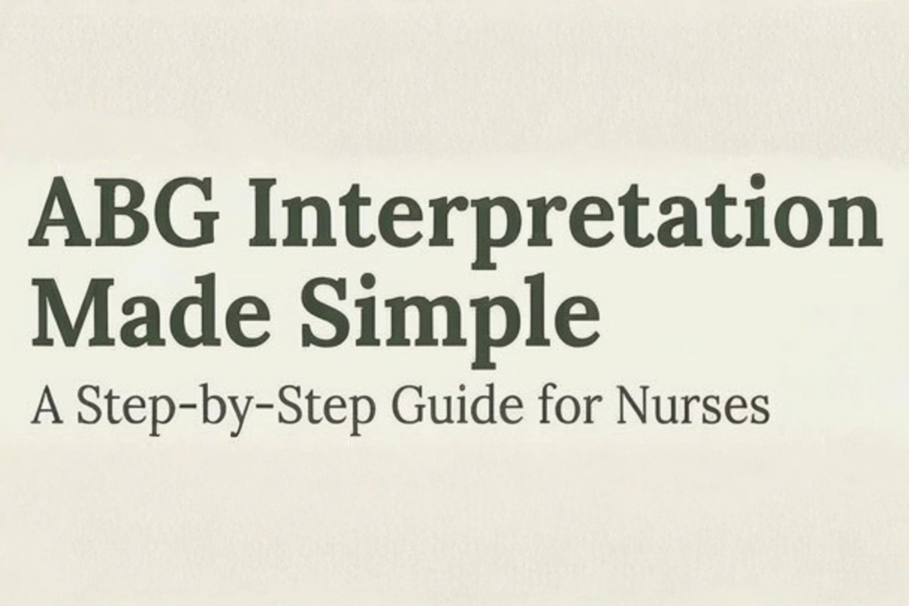 Understanding Acid-Base Imbalances: A Simple Guide for Nurses