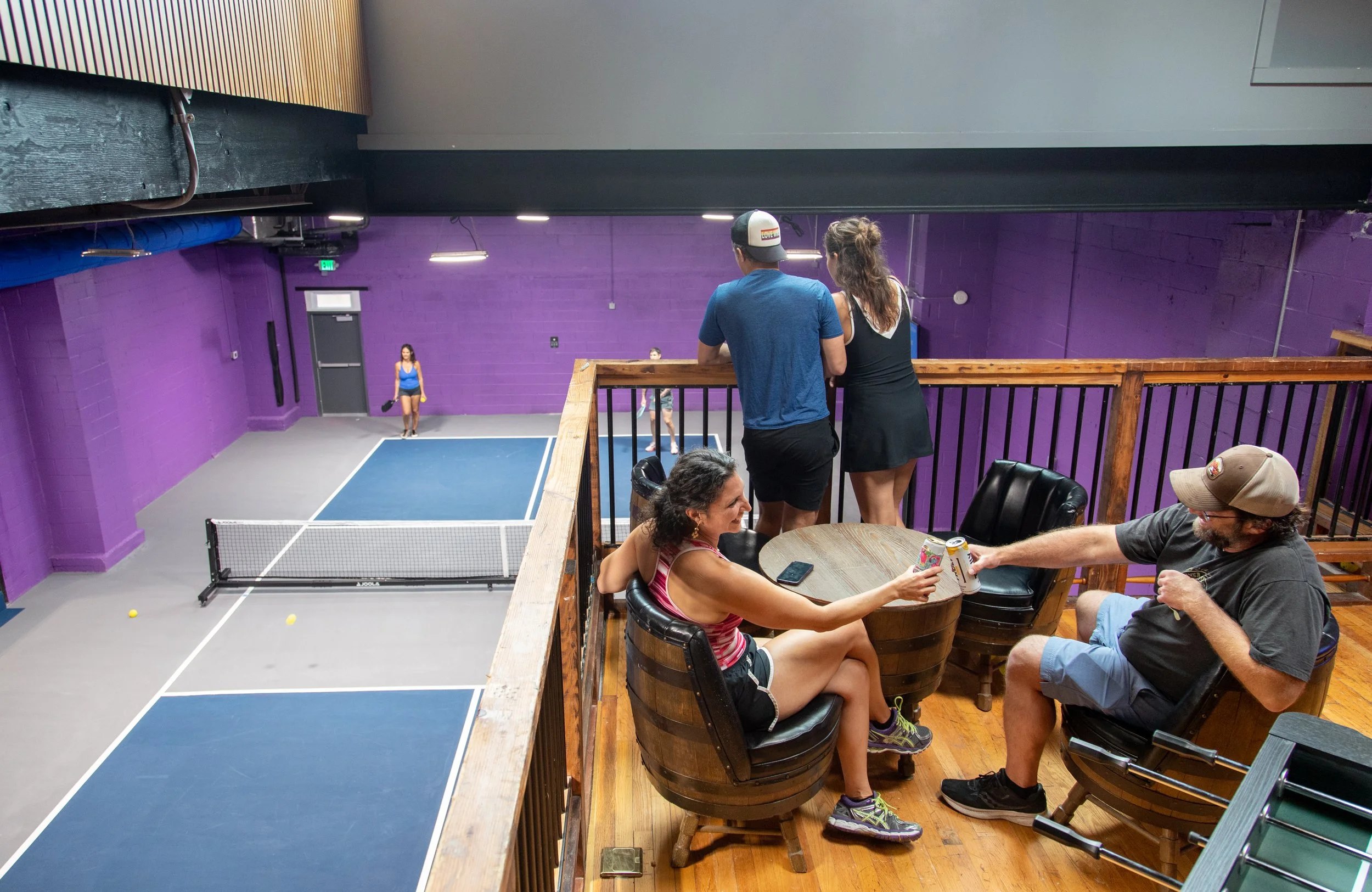 View from the Mezzanine Above Court 1