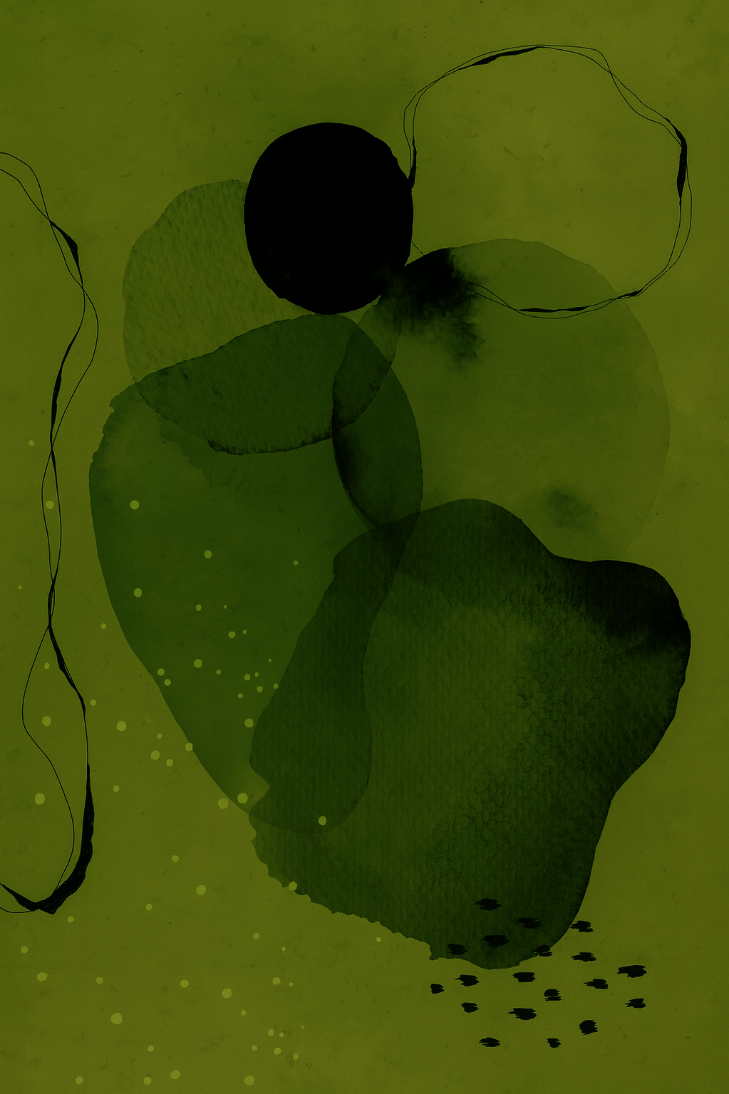 Illustration of various vegetables, including broccoli, tomatoes, and leafy greens, in a circular design on a green textured background.