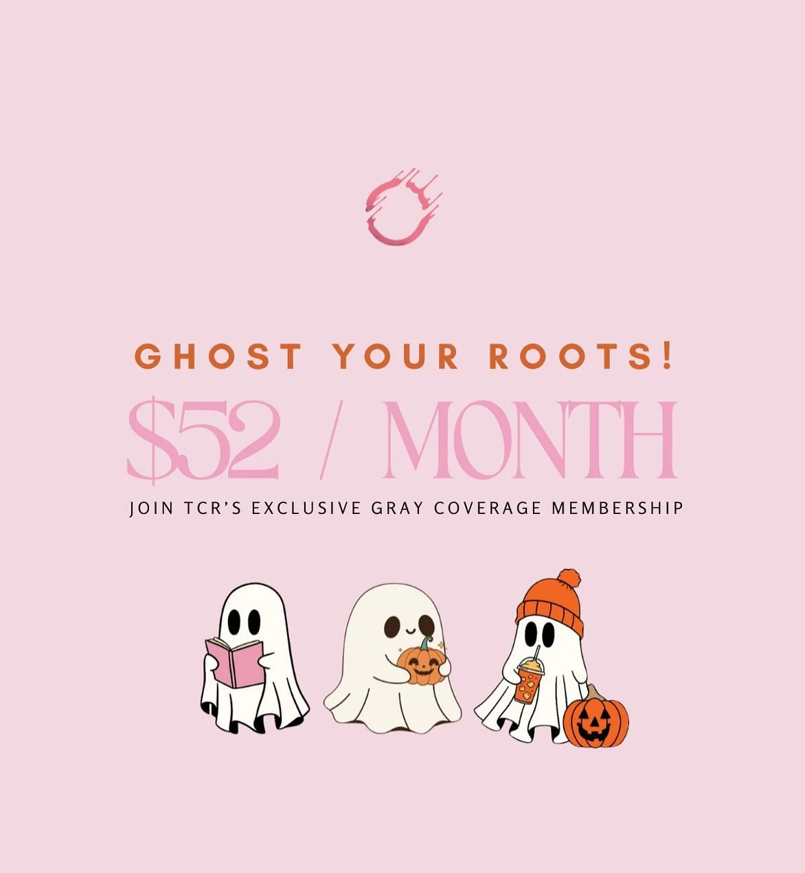 👻 Ghost your roots — not your color appointments.
Our Gray Coverage Membership is made for the babes who never let a single silver strand sneak up on them.
If you’re covering grays every 4–5 weeks, this membership keeps you consi