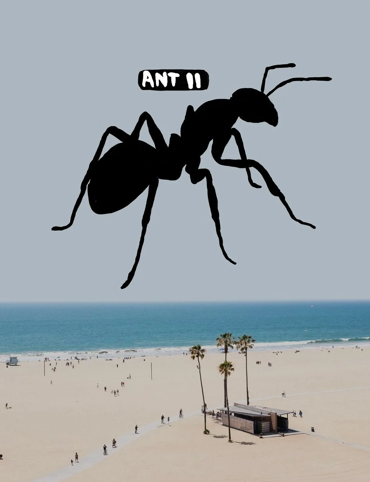 Ant # 11 was painted today and it&rsquo;s off to Santa Monica.
I make one sequentially-numbered ant painting every day.
The price matches its place in the series.
Ant # 1 was $1.
Ant # 365 will be priced at $365.
To RESERVE a FUTURE ANT, click my bio