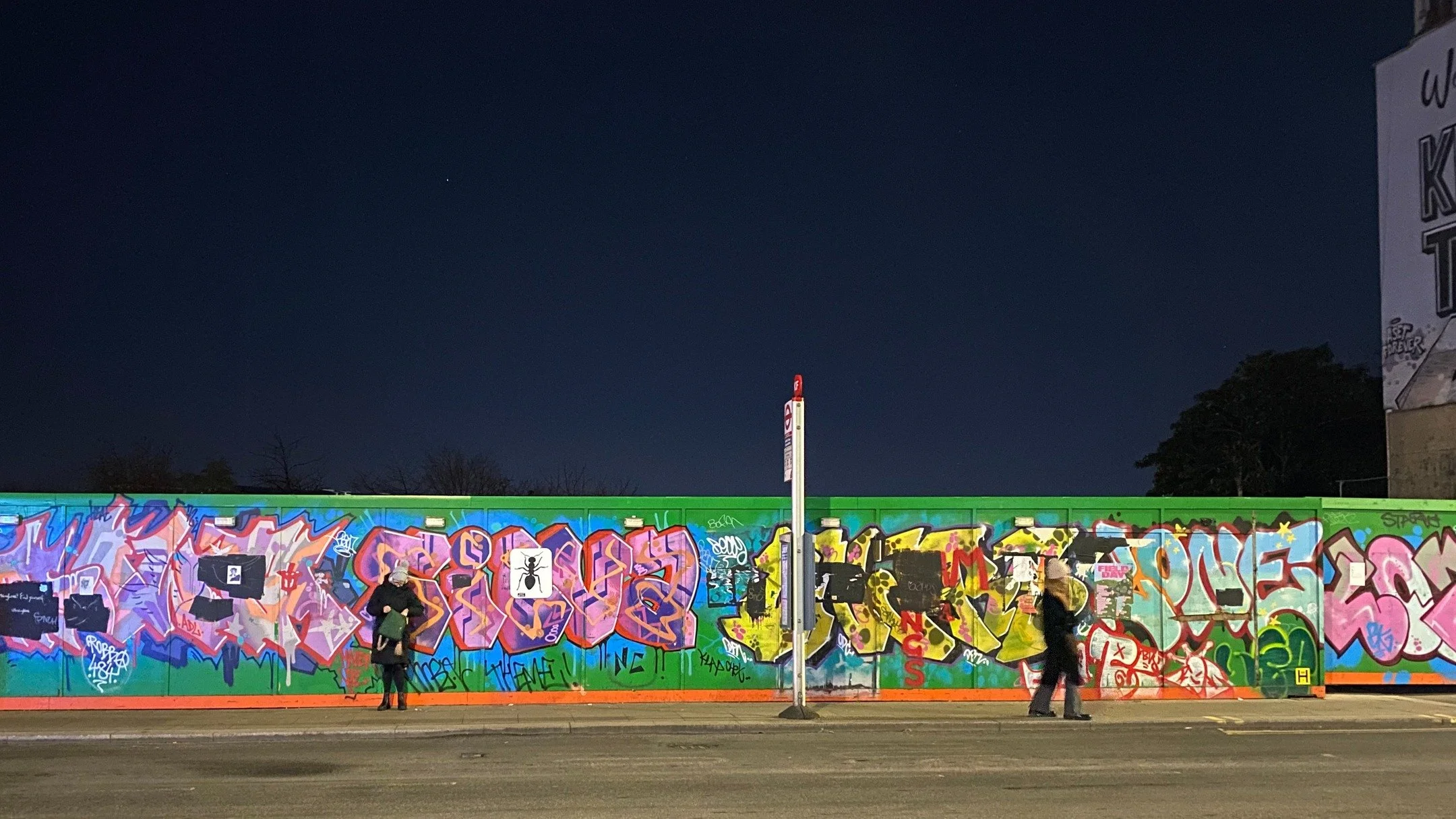 Where is this?
Part of my Finder&rsquo;s Keepers series.
ANT FK-07: If you can find it, it&rsquo;s yours.

I&rsquo;m painting ants on found materials (this being an old piece of MDF).

For more info on my Ant Project, follow my bio link or go to antp