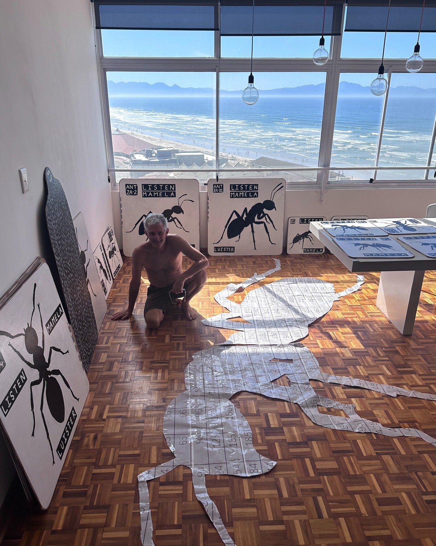 T.A.F
Temporary Ant Facility
O.T.G.I.O
Overlooking the Glorious Indian Ocean
C.B.H
Couldn't be Happier