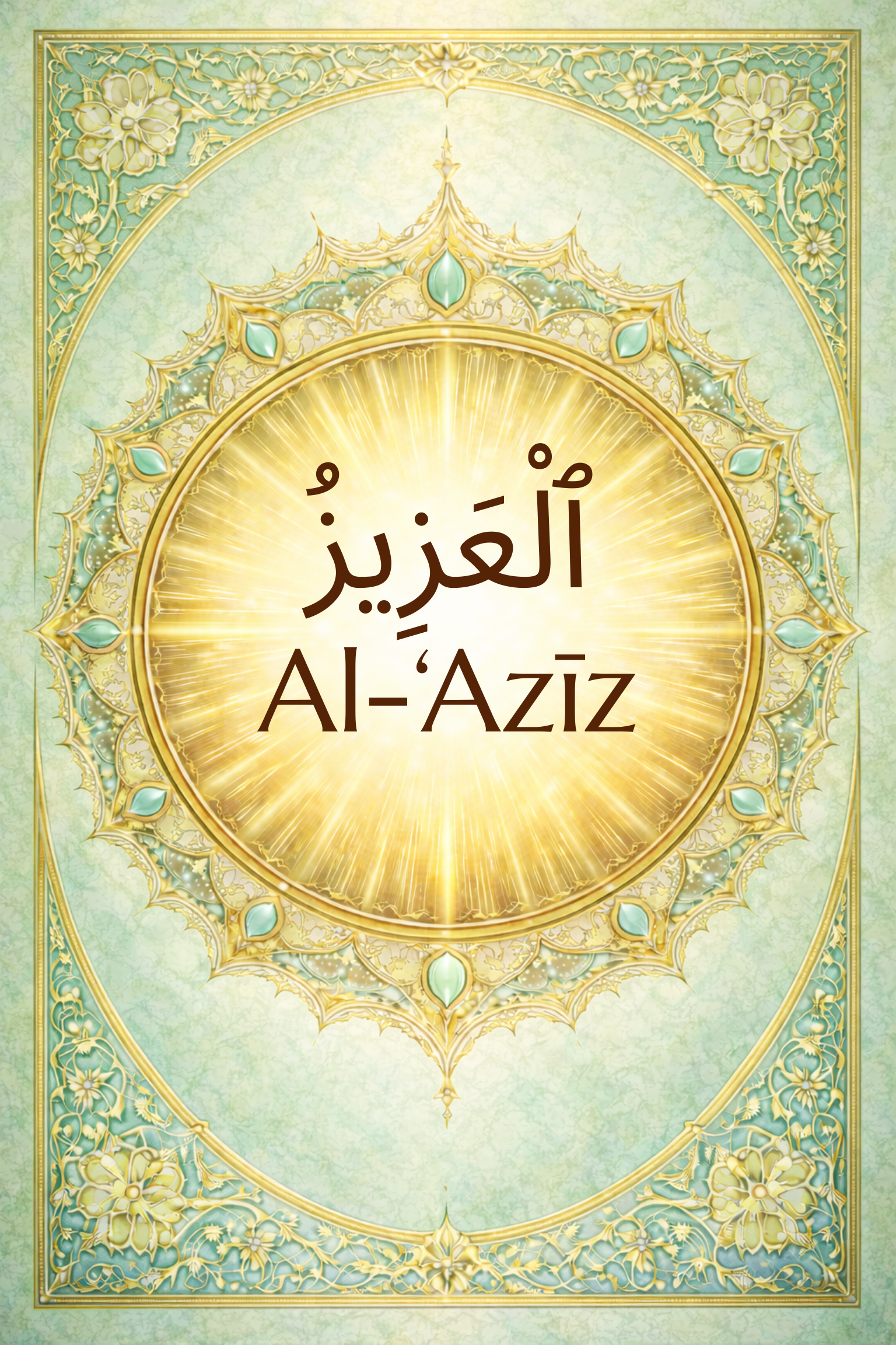 Al-‘Azīz: The Almighty, The All-Powerful, The Invincible, The Honorable