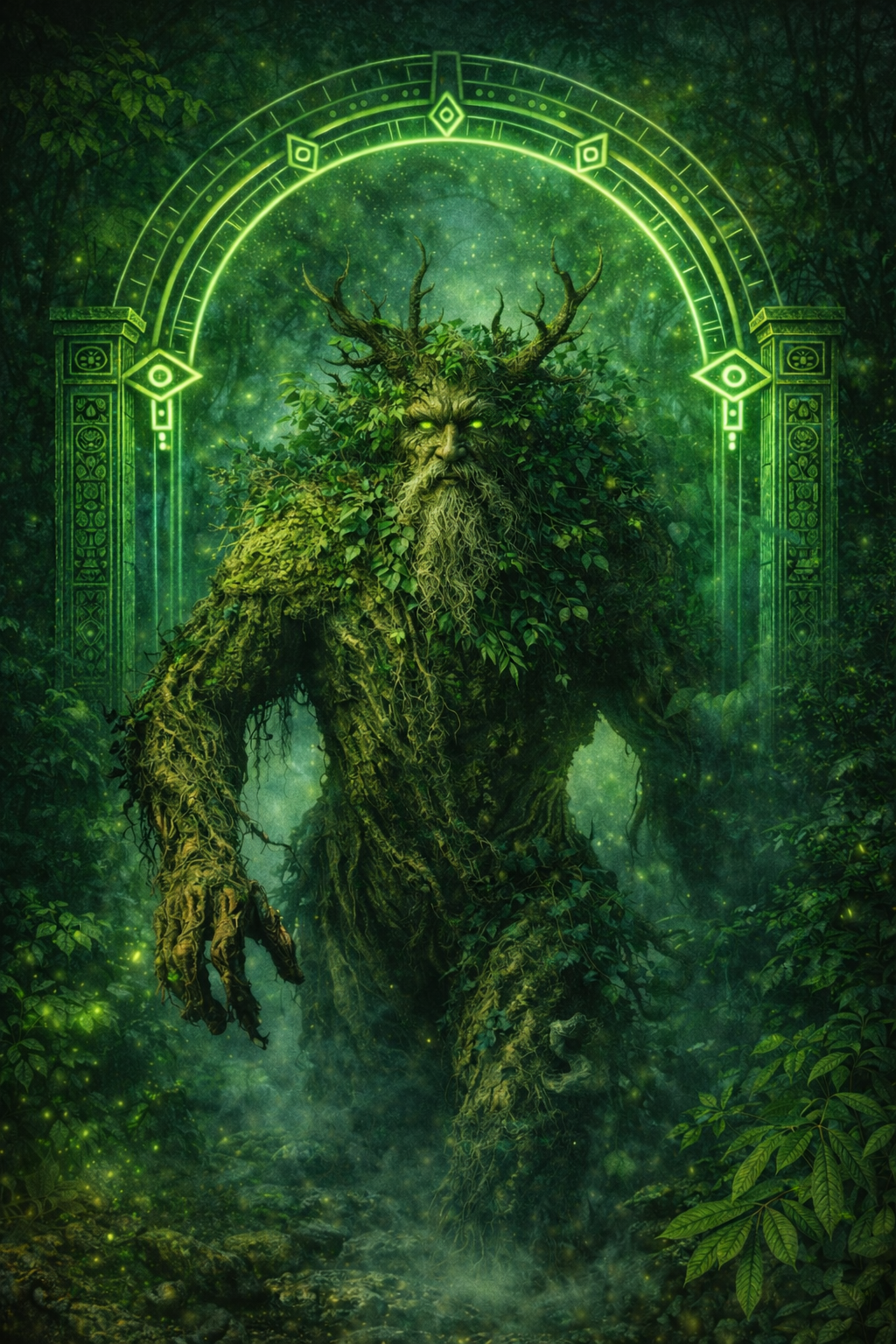 The Green Man Druid God