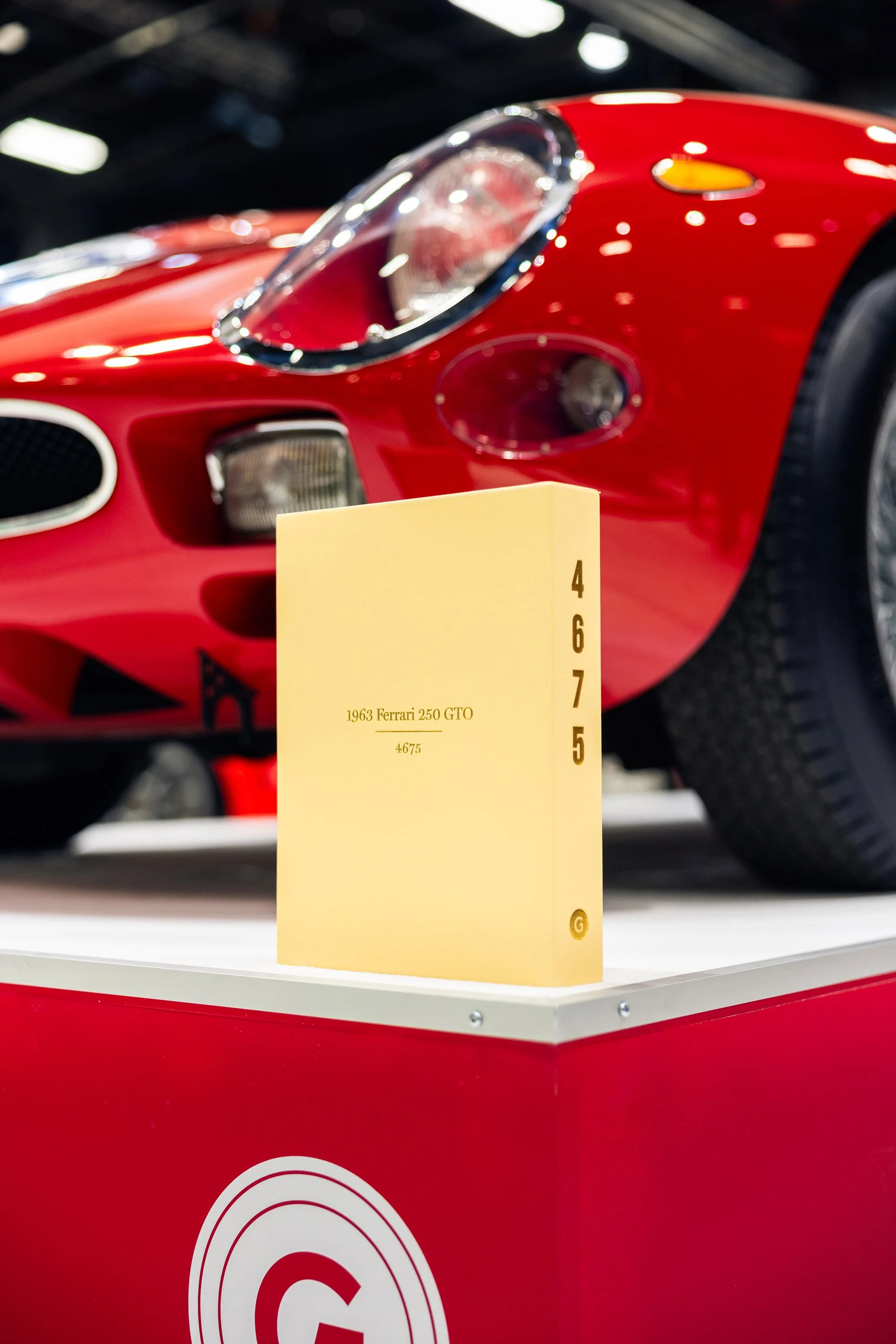 3 volume book about the Ferrari 250 GTO. Bespoke book designed by Motion Ltd