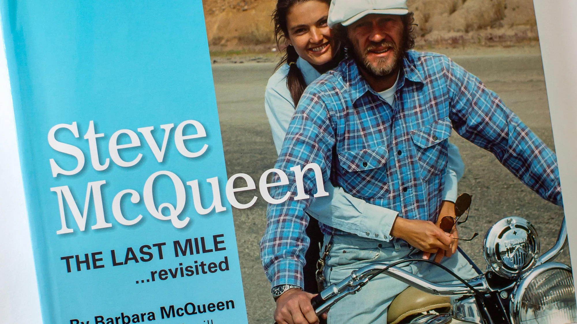 Steve McQueen. The Last Mile book by Barbara McQueen and Marshall Terrill. Bespoke book designed by Motion Ltd