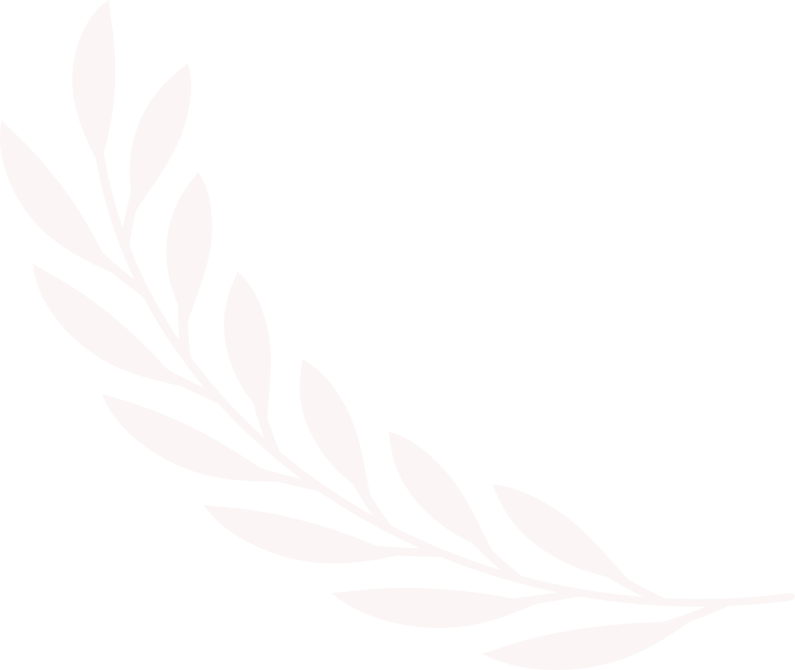 A black background with a red laurel branch on the left side.