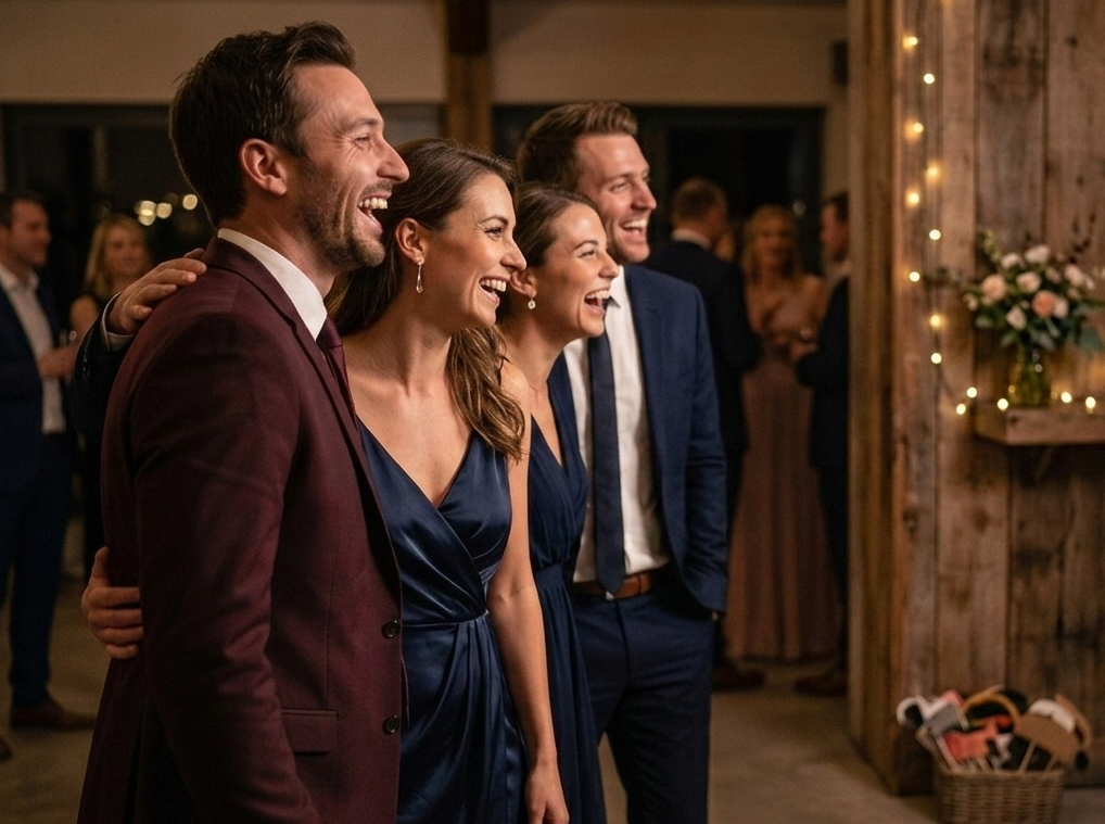 Animation photobooth lors d’un mariage en Vendée