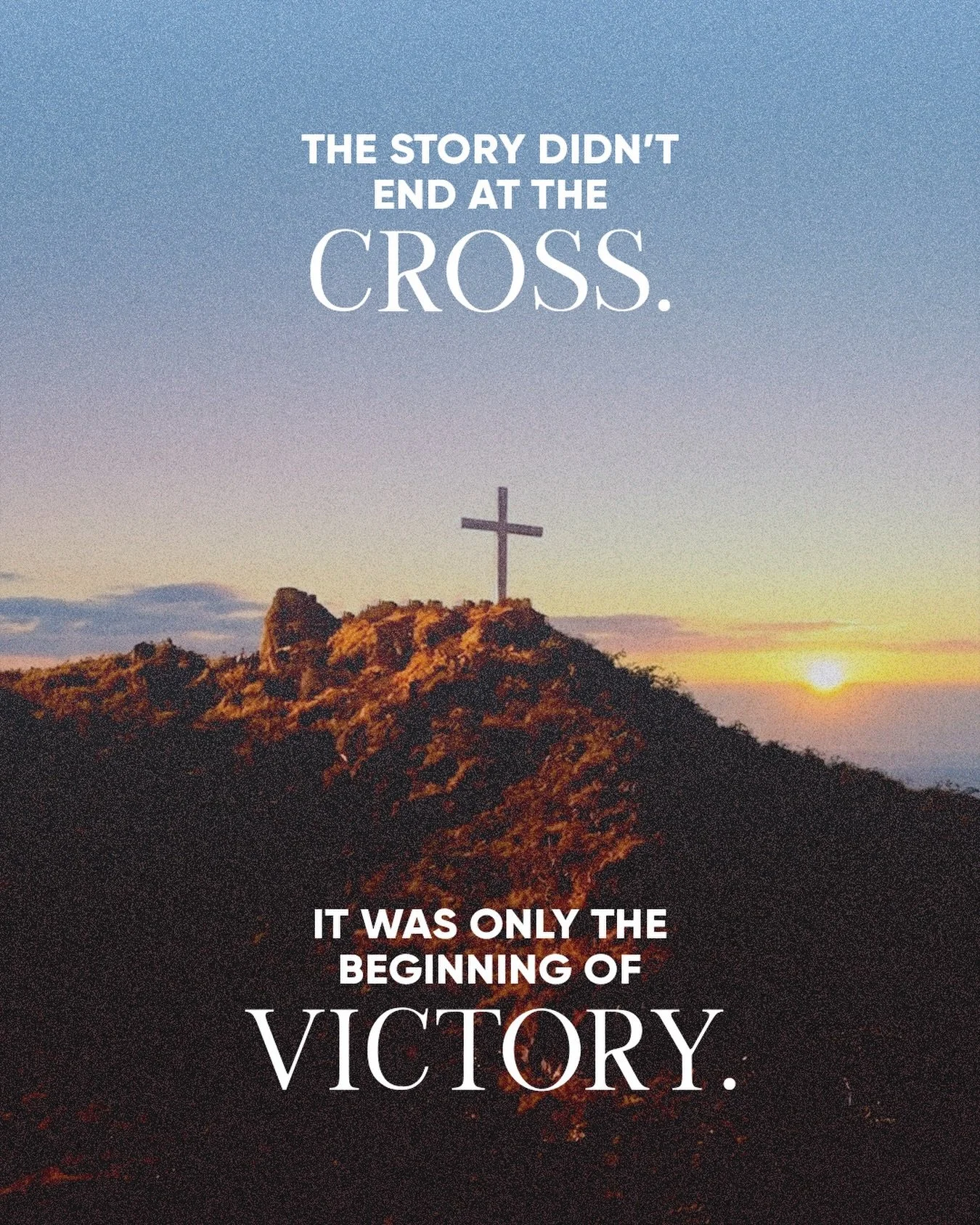 Resurrection Sunday.

The cross was not the end, it was the beginning of victory.

Jesus lives. Risen in power, alive forevermore! 🤍