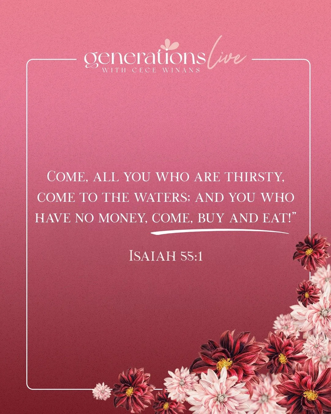 Women often spend so much of their lives pouring into others that they forget their own souls need to be refreshed.

You can pray, serve, and give yet still feel empty if you&rsquo;re not allowing God to pour back into you. But He never asked you to 