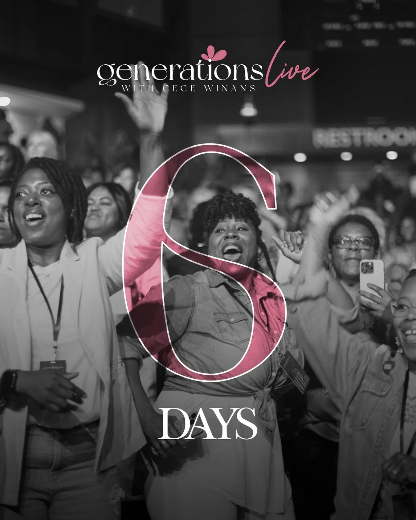 6 days until #GenLIVE26! 💕

As we count down to Generations LIVE, we want to ask you one question:

What are you believing God for?

Whether you&rsquo;re praying for healing, peace, wisdom, restoration, direction, or a deeper relationship with Chris