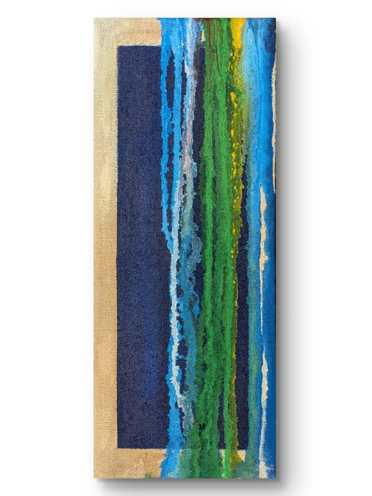 ALICUDI

Acrylic on raw canvas, 50x20. Munich, 2026.

Let's get some insights in each of the canvas, parts of my last artwork.

Alicudi is the wildest of the Eolian islands. Alicudi feels like the world pressed pause. Every climb is rewarded with sil