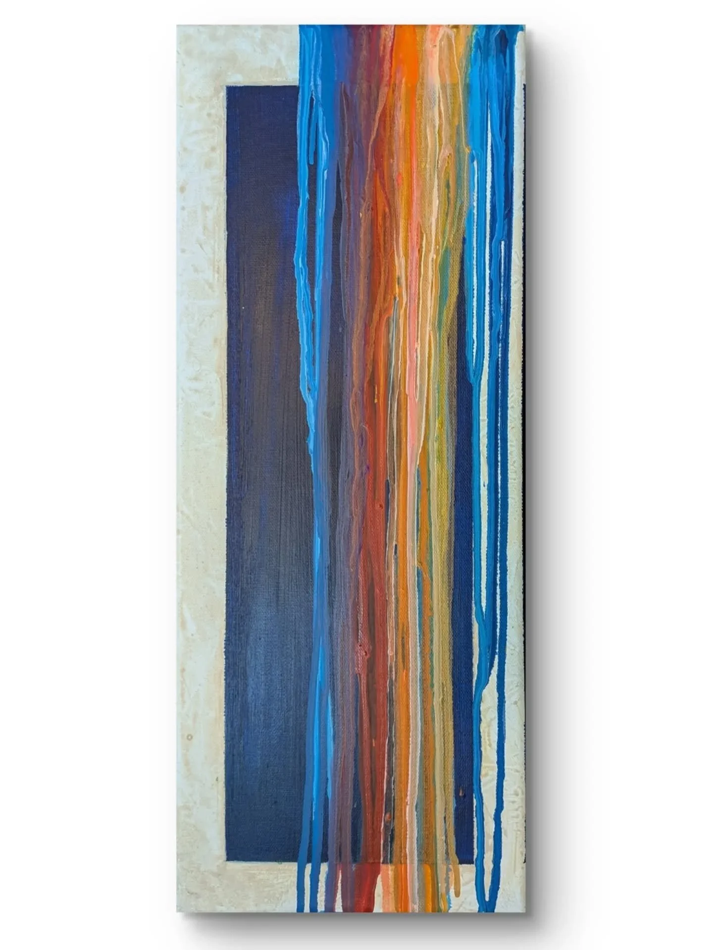 SALINA 

Acrylics on canvas, 50x20. Munich, 2026.

"La poesia non &egrave; di chi la scrive, &egrave; di chi gli serve!&rdquo;
Massimo Troisi - il Postino (1994).

Salina, I'm still waiting to come back and see your amazing sunset again.