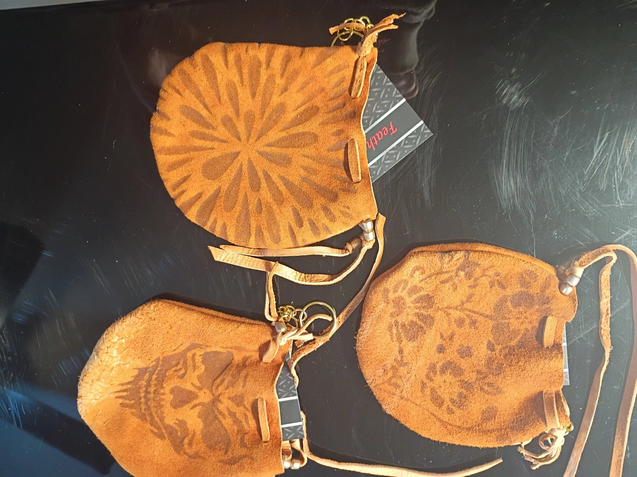Deerskin coin purse