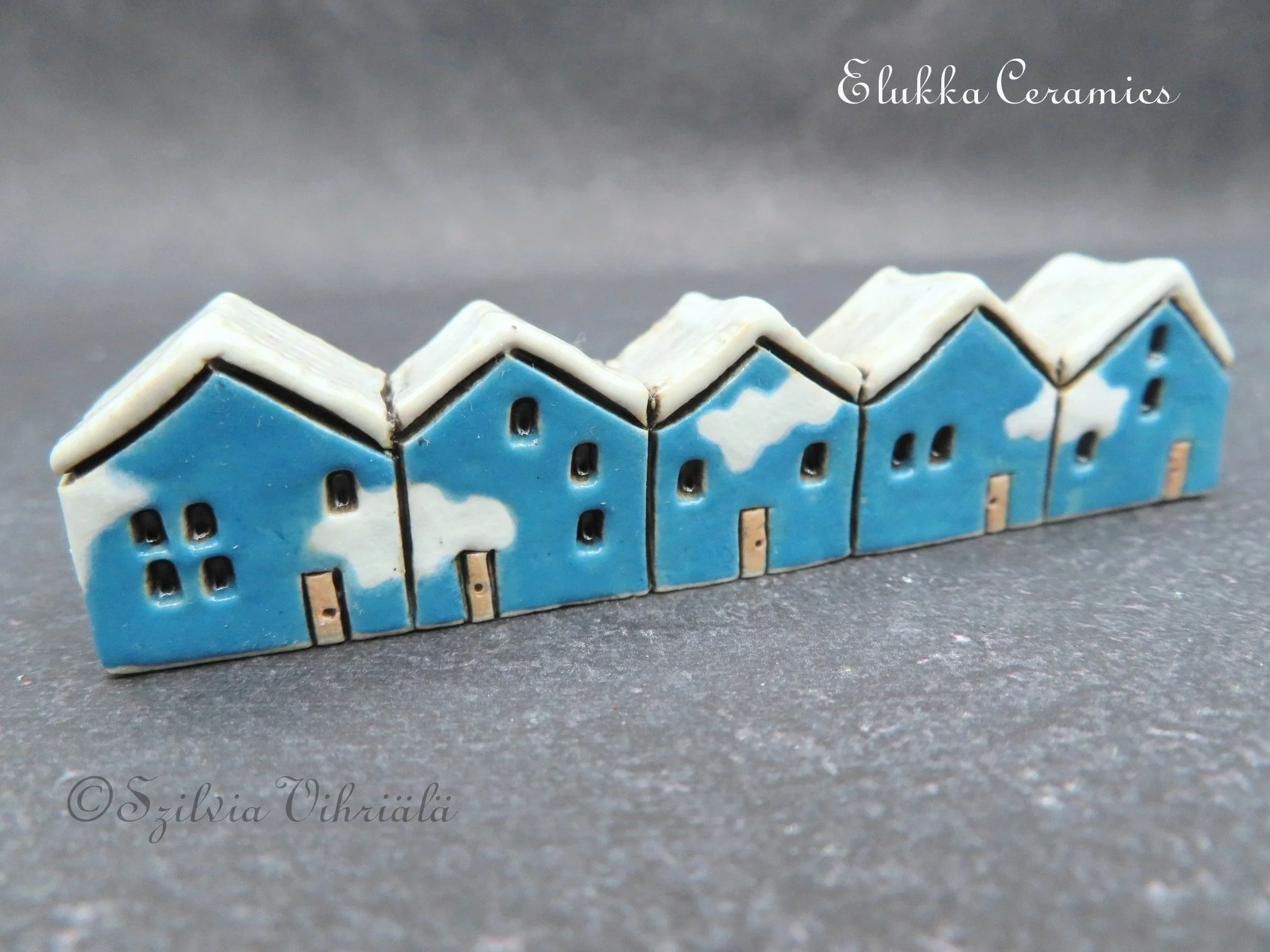 Tiny Neighbors™...Miniature Ceramic Houses - Cumulus Houses