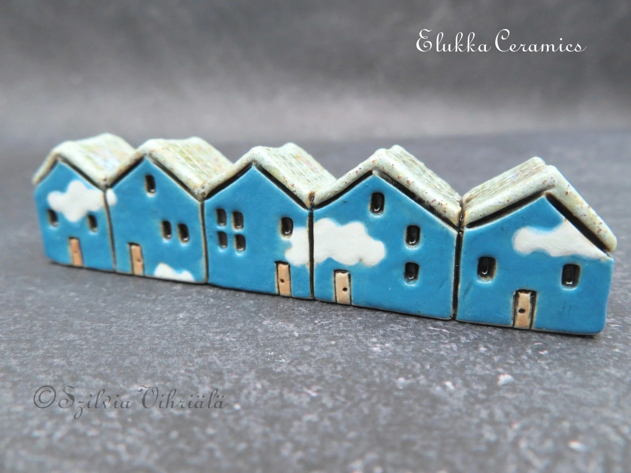 Tiny Neighbors™...Miniature Ceramic Houses - Cumulus Houses