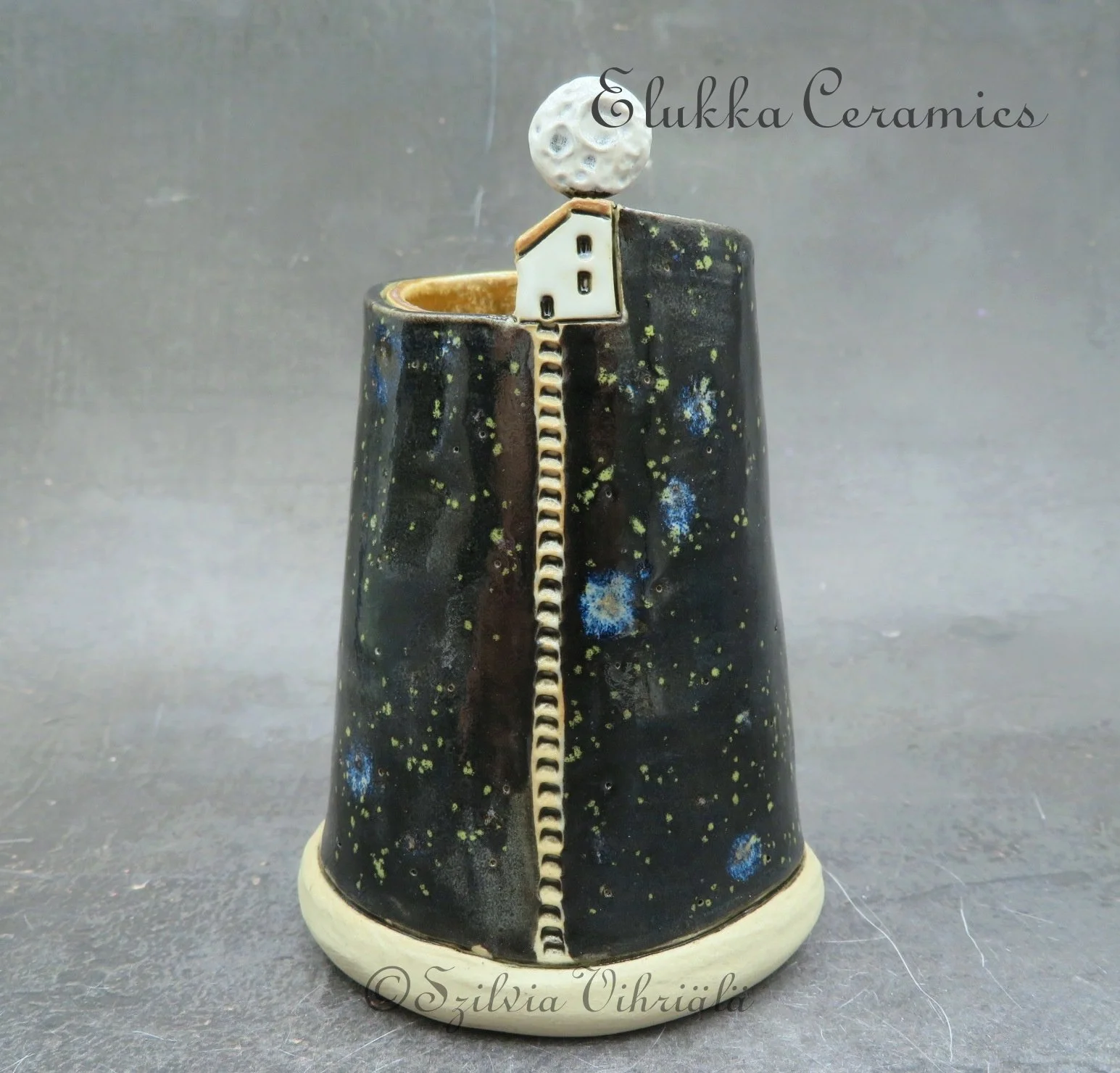 7...Stoneware Bud Vase