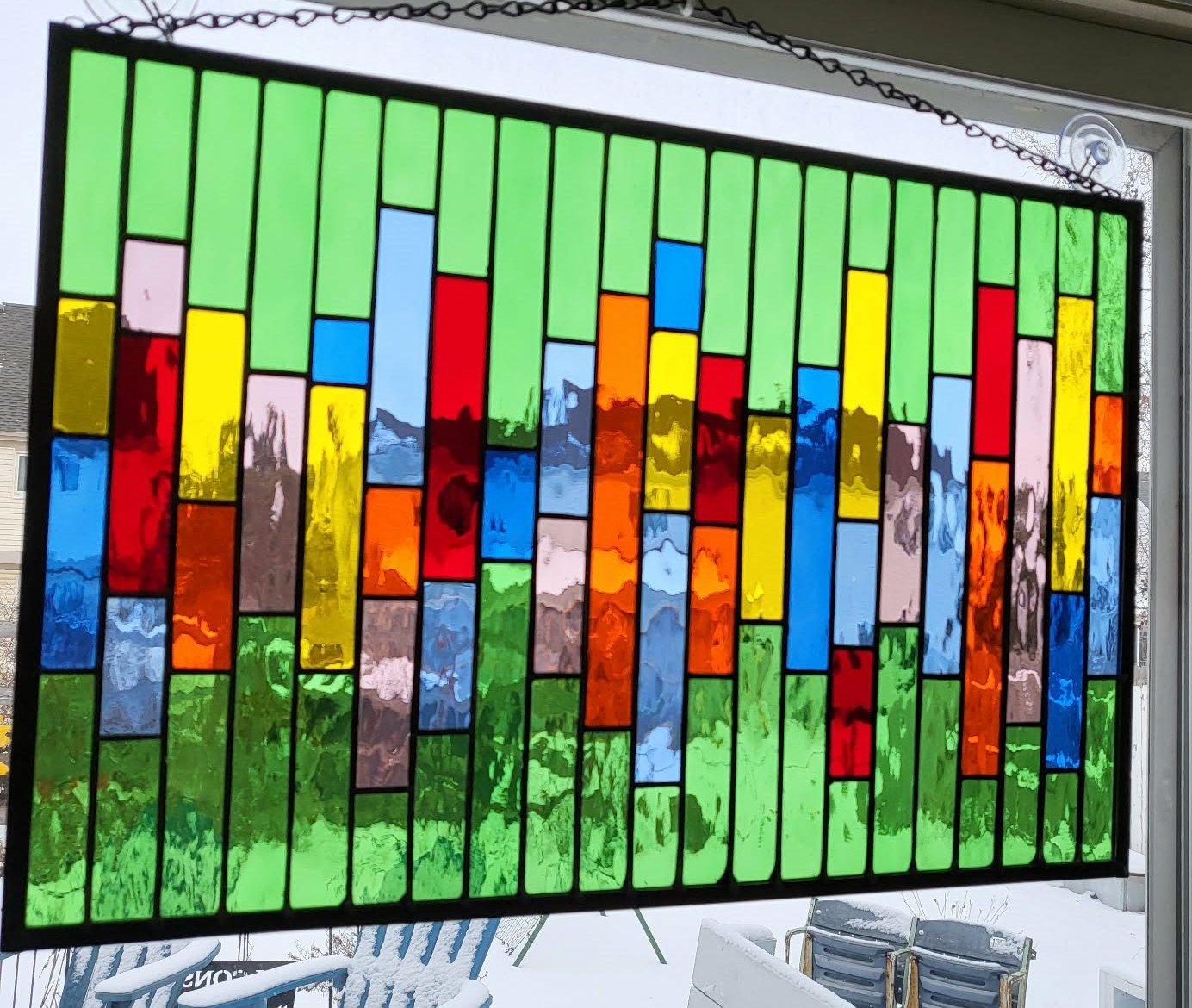 STAINED GLASS PANEL