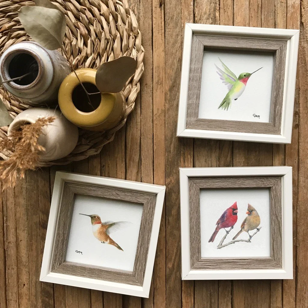 Handpainted bee on a reclaimed bourbon barrel