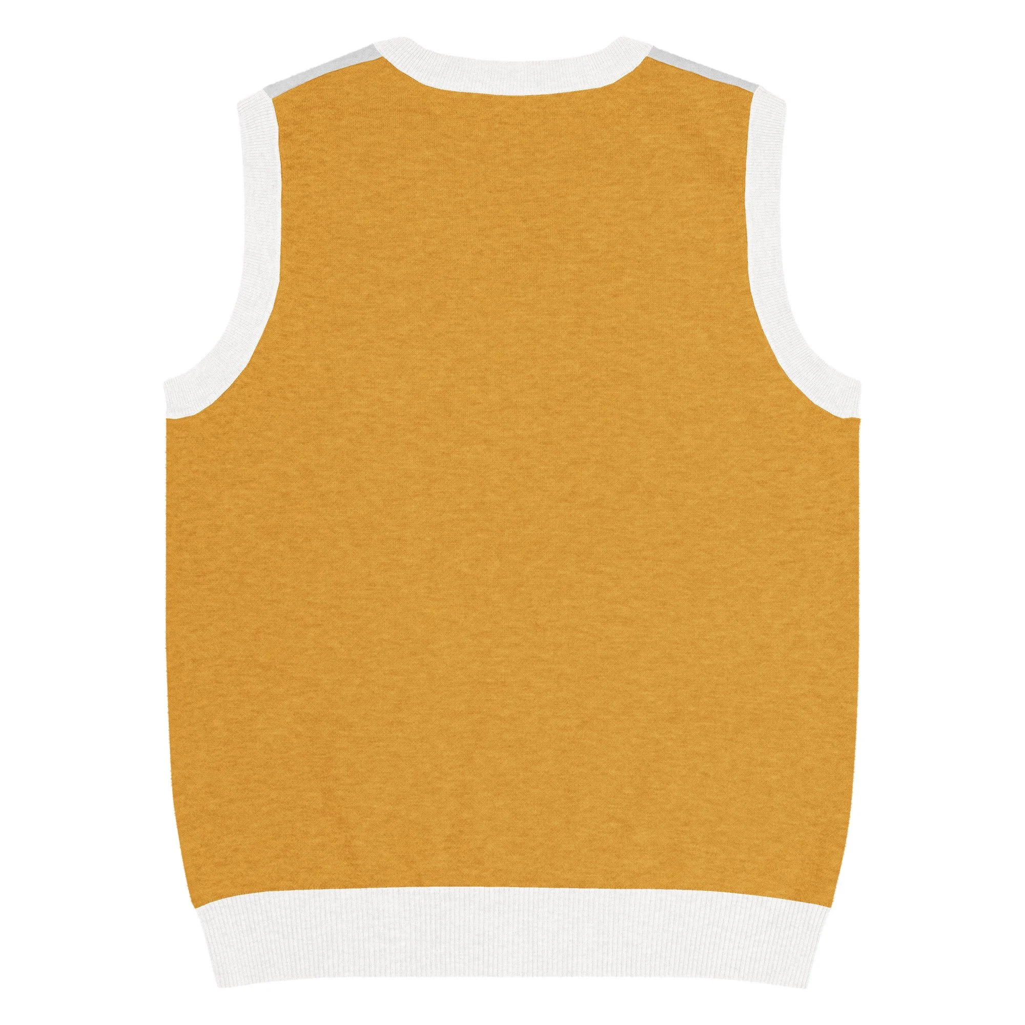 Gold Knit Shorter Vest