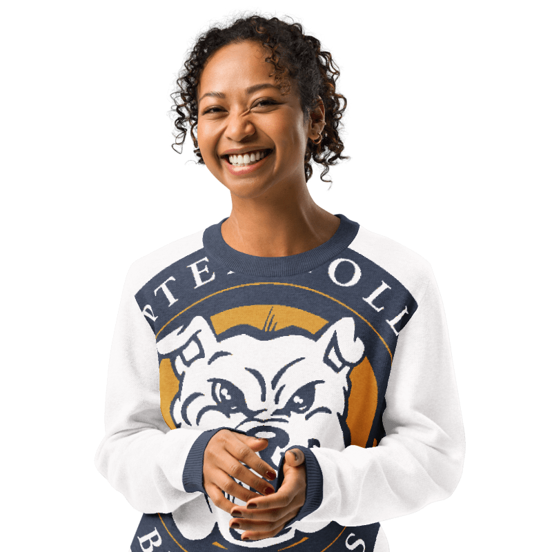 Bulldog Knitted Sweater