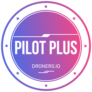 Droners.io Pilot Plus Badge