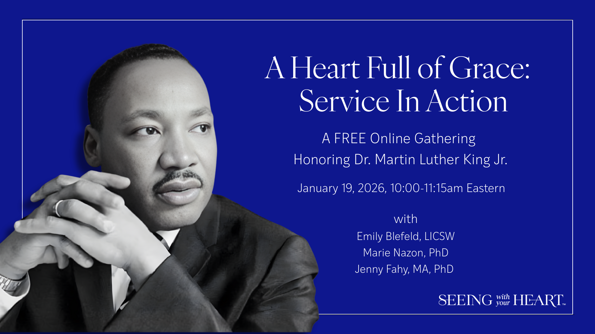 A Heart Full of Grace: Service in Action - Gathering on Zoom