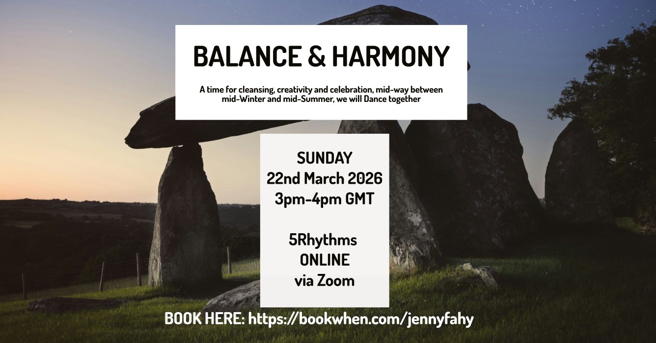BALANCE &amp; HARMONY - Online Spring Equinox Dance - 3pm GMT or 10am Eastern or 7am Pacific