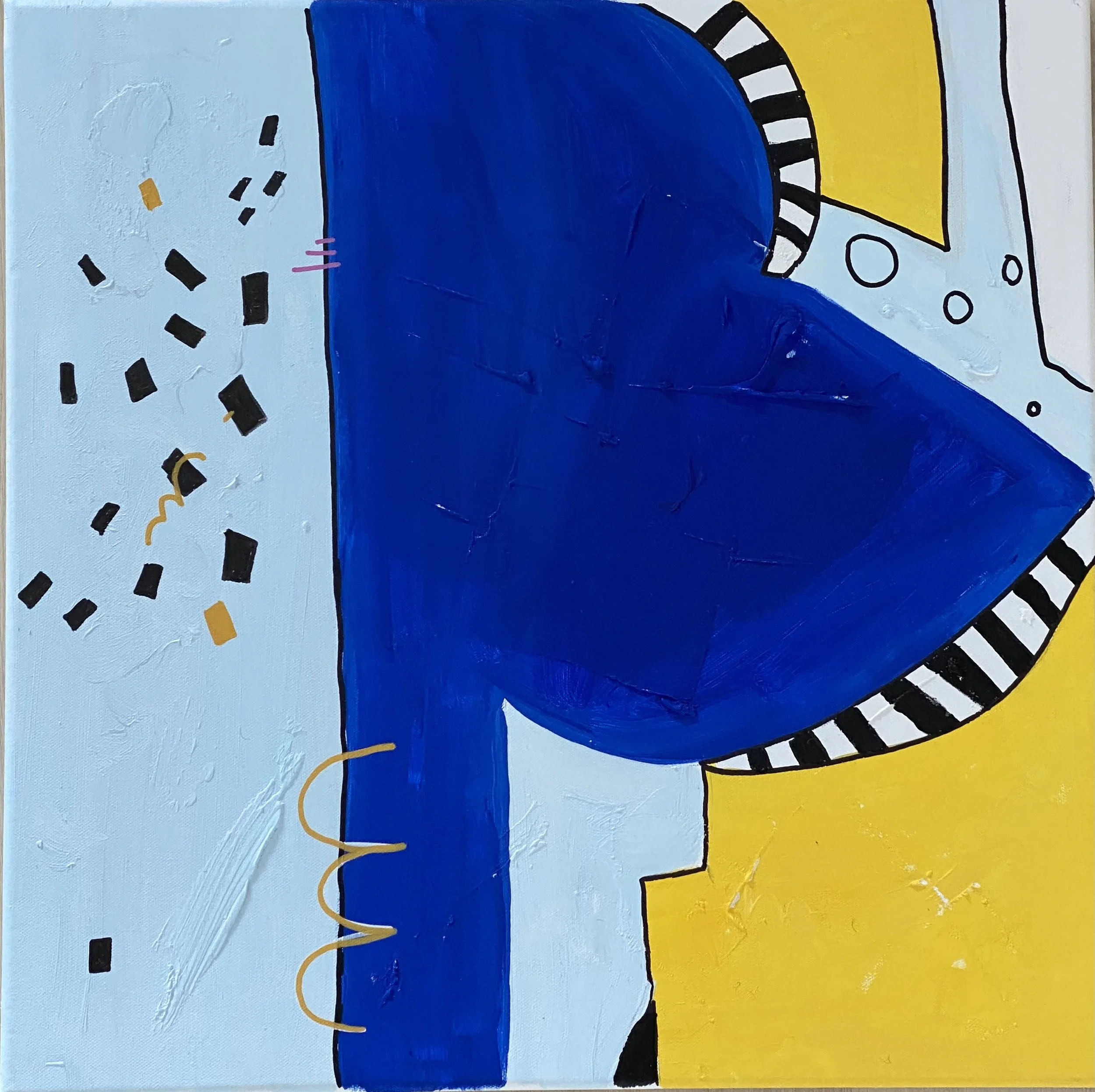 Blue Whimsey 20 x 20 $700 INQUIRE