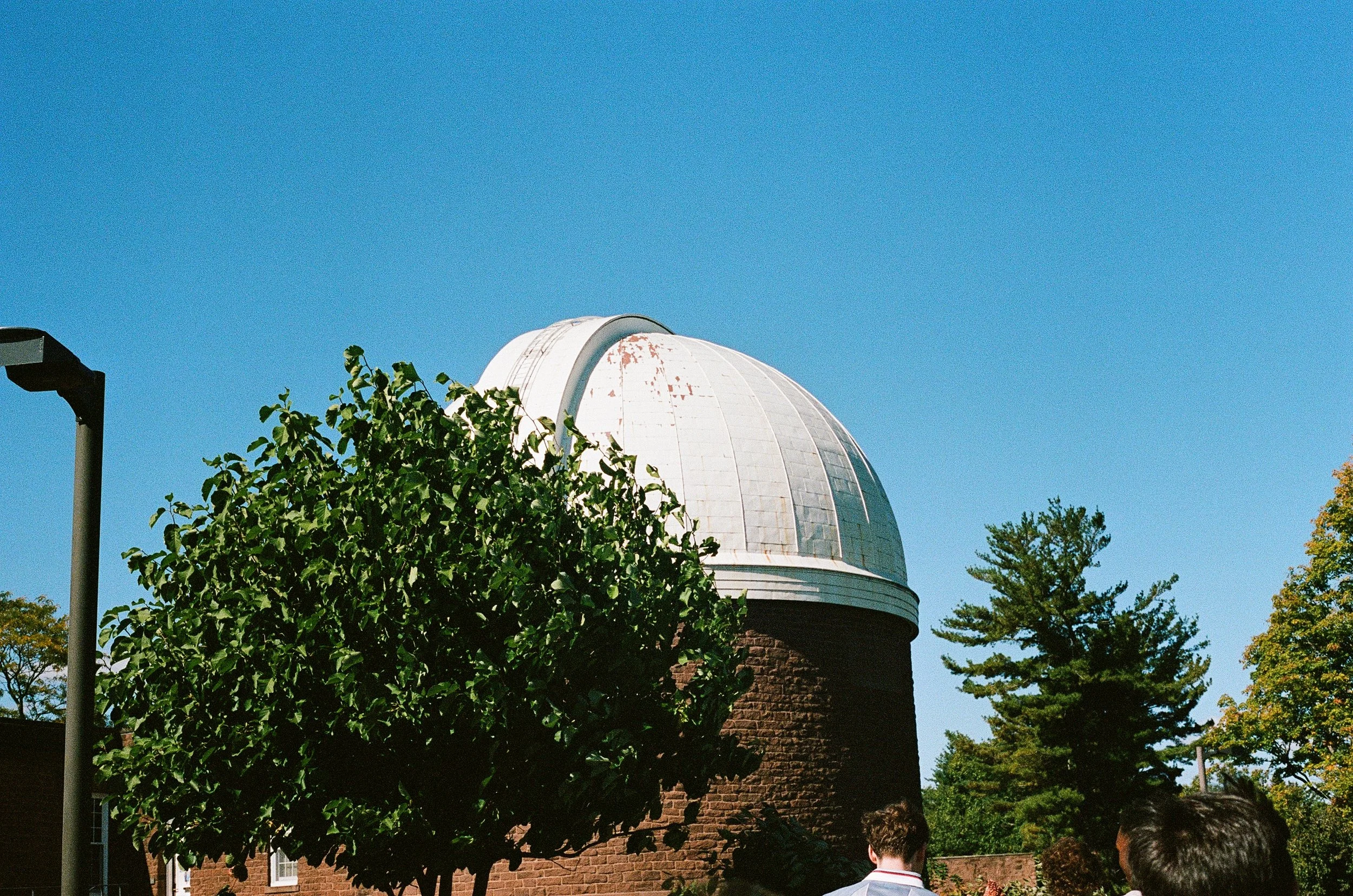The observatory at Wesleyan College. 