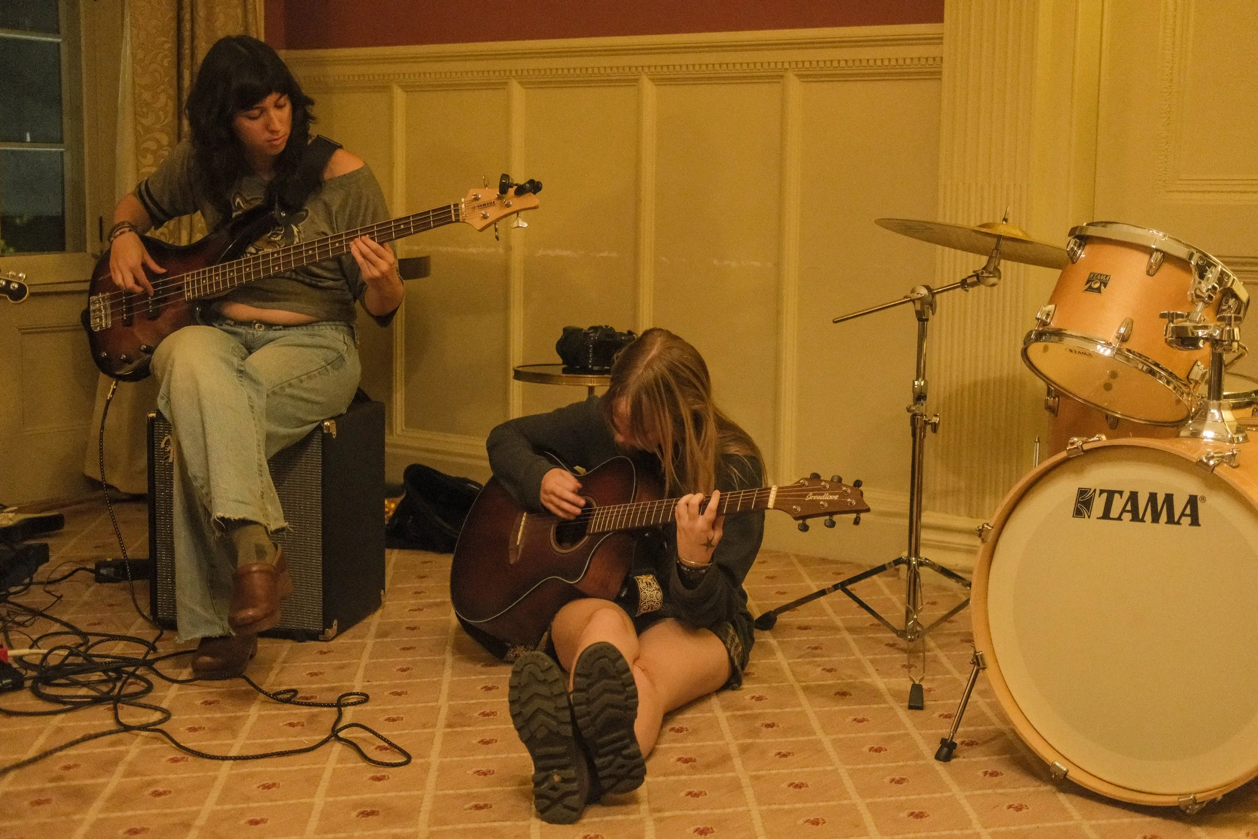 Musicians at a Vassar Student Music jam.