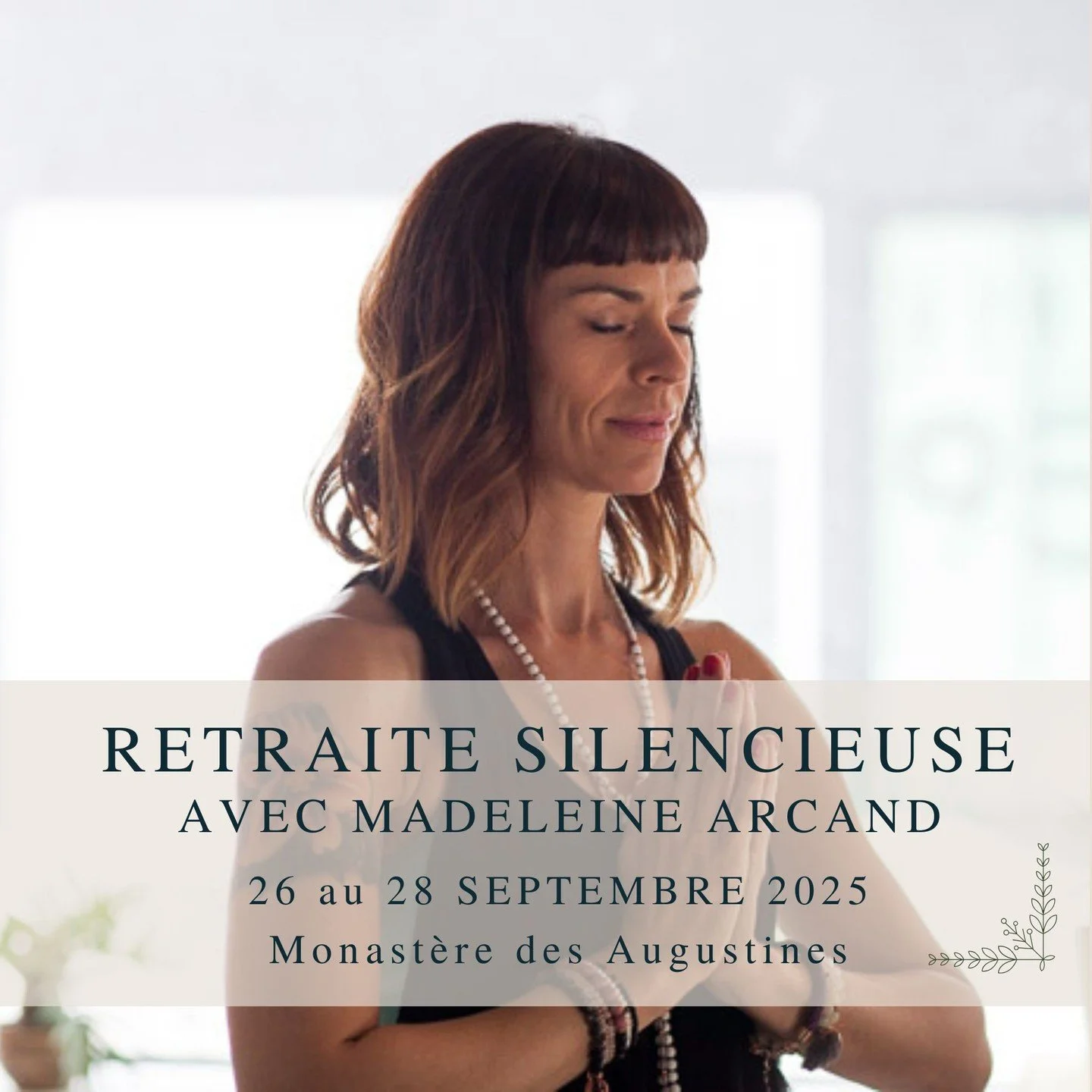 Du silence, du temps pour toi, pour te retrouver. 😑 Des enseignements, des exercices &eacute;crits, du mouvement conscient. 🧘&zwj;♀️ Un bain sonore, une marche m&eacute;ditative, du Qi Gong. 🌱 Un week-end qui va changer la suite des choses. Une pl