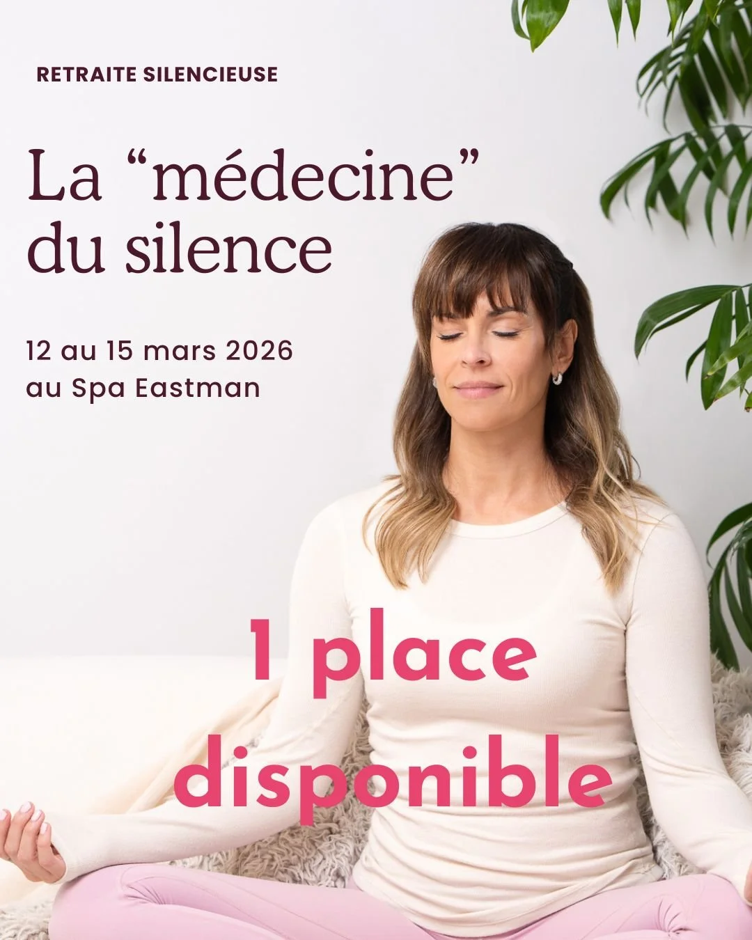 On a eu une annulation pour la retraite silencieuse de ce week-end au @spa_eastman. Elle est pour toi! 😍 Saute dans ton char et viens nous rejoindre 👏

https://www.madeleinearcand.com/retraites