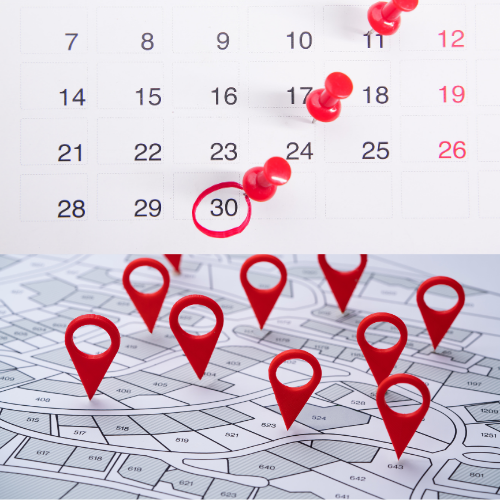 Multiple Dates and Locations