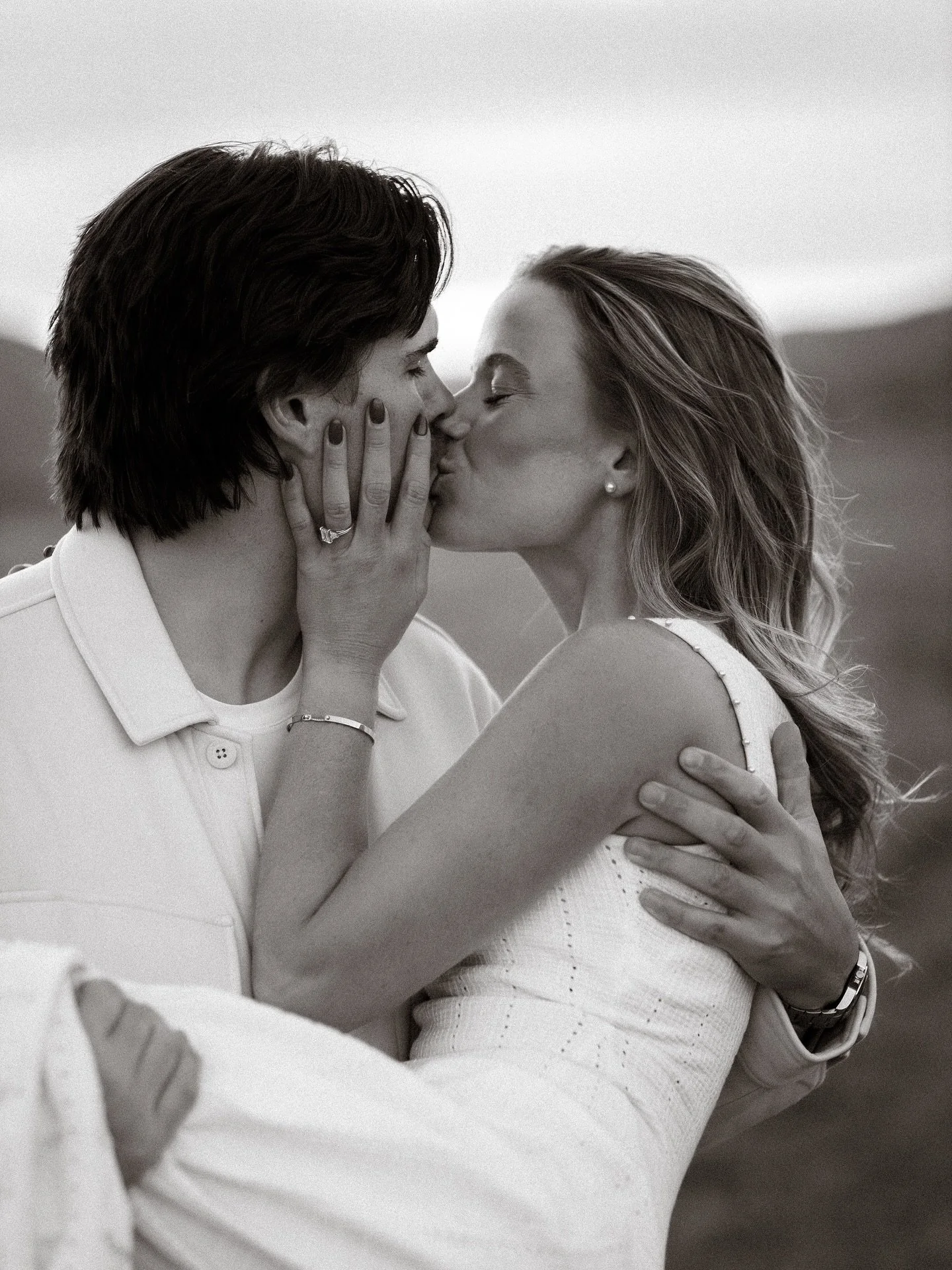 Austin &amp; Clara chased the last light across the field during this session, their quiet, timeless romance set against the stunning backdrop of the Absaroka range. Every session is different, but the simple, true connection these two sweeties share